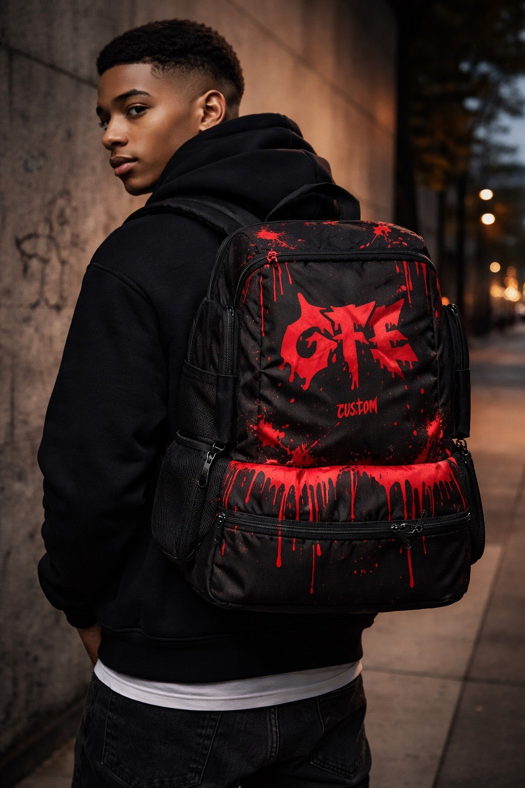 GFE 765 “Bloodline Divine Spill” Rack Sack