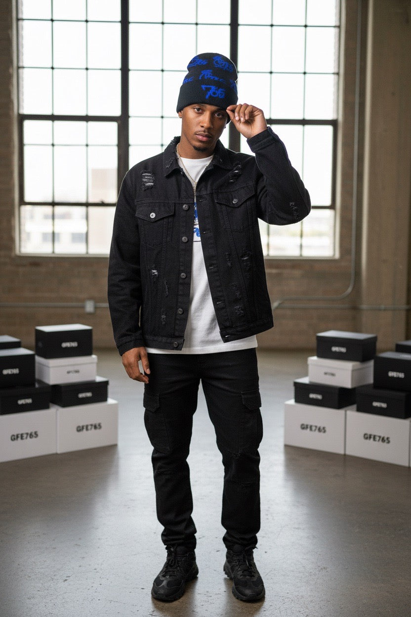 Gfe765 Royal blue Anointed Crown