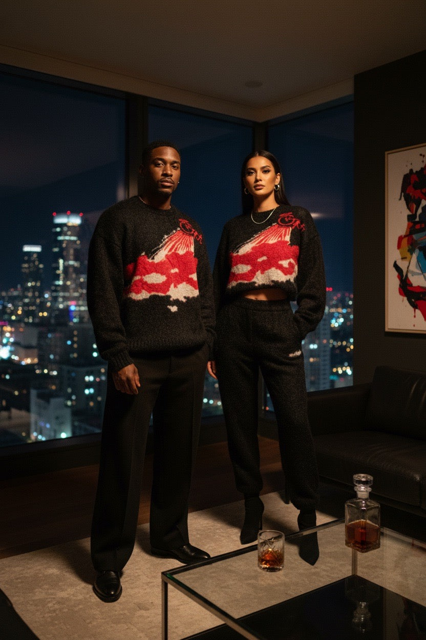 Gfe765 Red Favoured One  Sweater