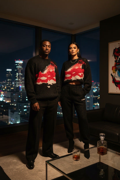 Gfe765 Red Favoured One  Sweater