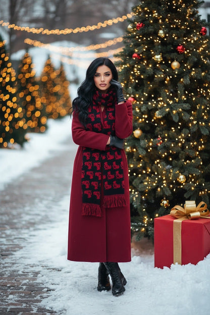 GFE765 Monogram Luxe Scarf