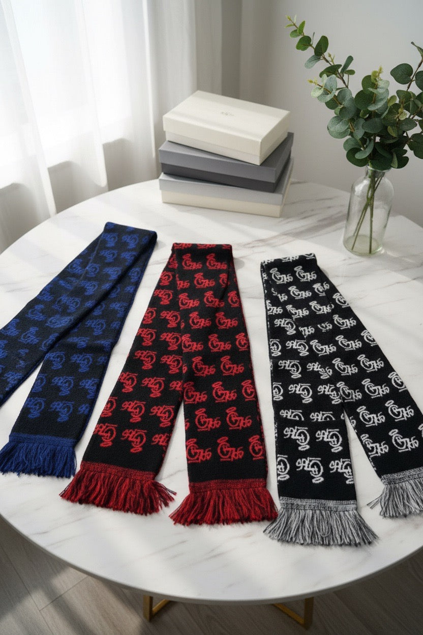 GFE765 Monogram Luxe Scarf