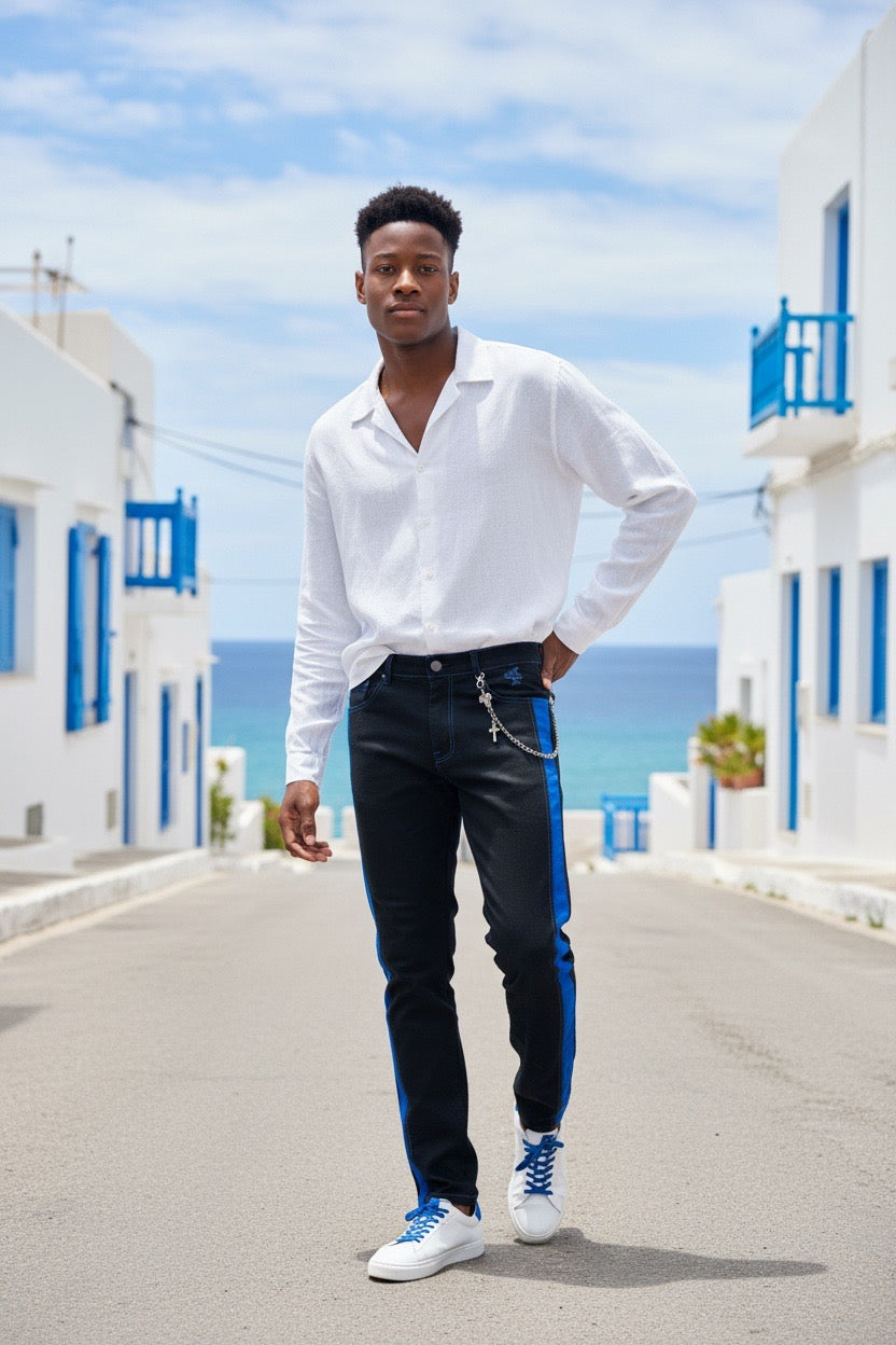 GFE765 ROYAL SIDELINE JEANS