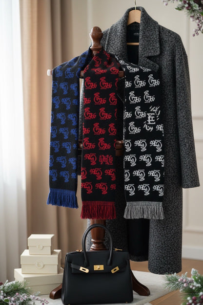 GFE765 Monogram Luxe Scarf
