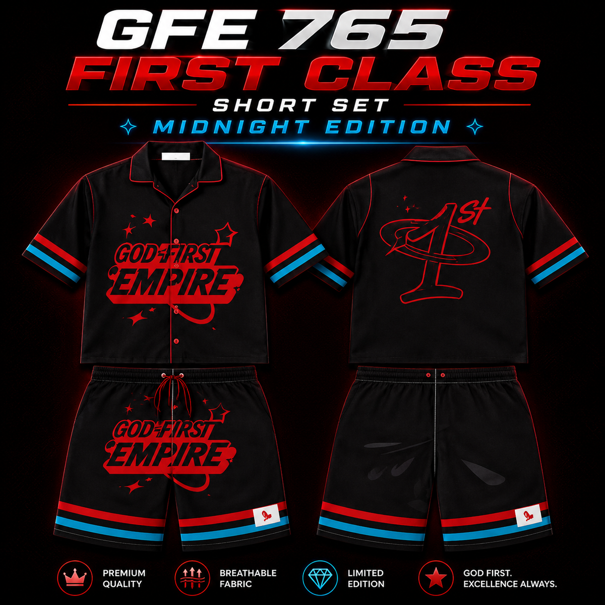FIRST CLASS SHORT SET