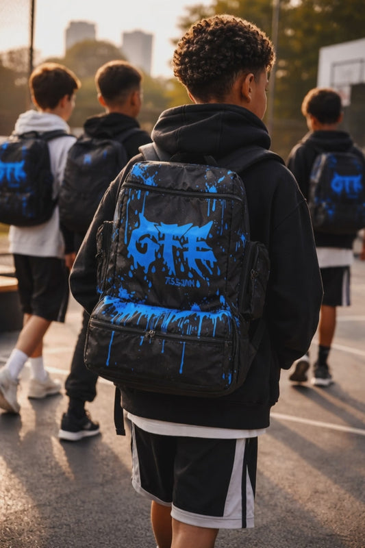 GFE 765 “Divine Spill” Rack Sack – Blue Edition